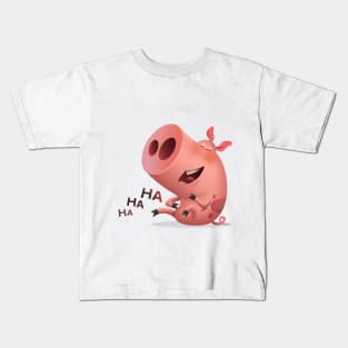 Funny piggy Kids T-Shirt